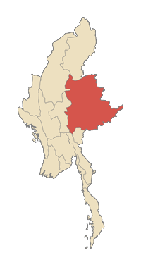 แผนที่รัฐฉาน