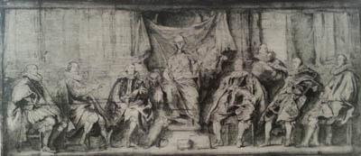ภาพร่างของผู้พิพากษาแห่งบรัสเซลส์ใน École nationale supérieure des Beaux-Arts ในปารีส