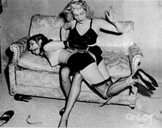 Erotic spanking