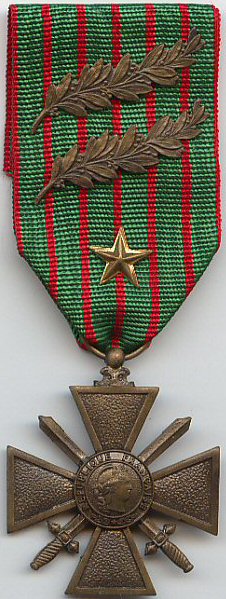 ครัวซ์เดอเกร์ 1914–1918 (ฝรั่งเศส)