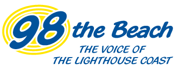 โลโก้ของ 98 The Beach "เสียงแห่งชายฝั่งไลท์เฮาส์" ตั้งแต่ปี 2005-2021