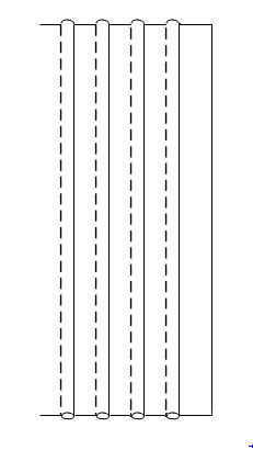 การเย็บแบบพับ (Tuck)