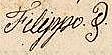 ลายเซ็นของฟิลิป