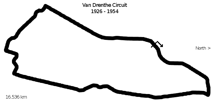 วงจรดัตช์ TT Van Drenthe ดั้งเดิม (1926–1954)