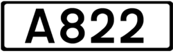 ถนน A822