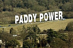 ป้าย Paddy Power Cleeve Hill