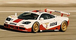 รถแข่ง McLaren F1 GTR ที่สนาม Paul Ricard