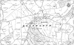 แผนที่แสดงเขตปกครองของเบนท์เวิร์ธในปี ค.ศ. 1811