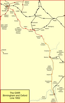 ทางรถไฟอ็อกซ์ฟอร์ดและรักบี้
