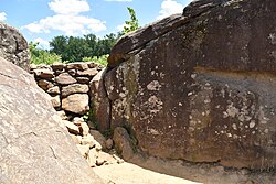 สถานที่ตั้งของ Home of a Rebel Sharpshooter ในเดือนกรกฎาคม 2020