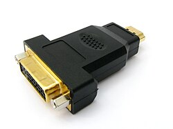 อะแดปเตอร์แปลงขั้วต่อ DVI เป็นขั้วต่อ HDMI