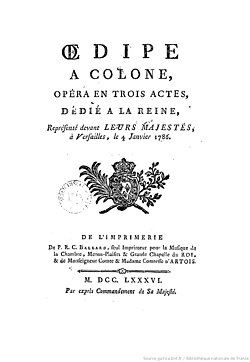 Œdipe à Colone