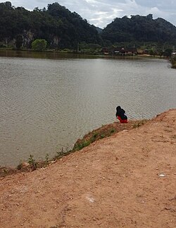 ทะเลสาบหนองตัง - ภาพถ่ายเมื่อเดือนธันวาคม 2559