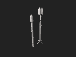 โมเดล 3 มิติแบบอินเทอร์แอ็กทีฟของจรวด Falcon 9