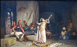 La danse de l'almée (การเต้นรำของ Almeh) โดย Jean-Léon Gérôme, 1863