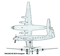 ภาพ 3 มิติของ SNCASE SE-2010 Armagnac