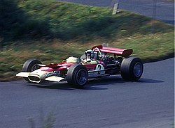 โยเชน รินด์ท ในการแข่งขันกรังด์ปรีซ์เยอรมัน ปี 1969