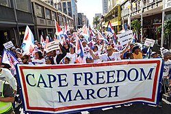 การเดินขบวน Cape Freedon ในเดือนมกราคม 2023