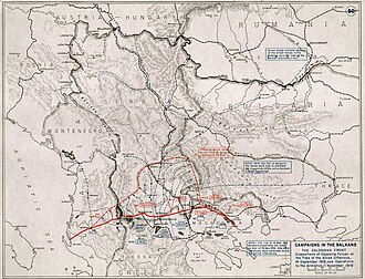 การปลดปล่อยเซอร์เบีย อัลบาเนีย และมอนเตเนโกร (ค.ศ. 1918)