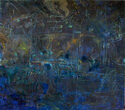 ภาพวาดสีน้ำมัน "Night Bus" โดย Gordon Rice