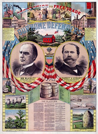 การหาเสียงเลือกตั้งประธานาธิบดีของวิลเลียม แมคคินลีย์ ปี 1896
