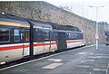 หัวรถจักรและตู้โดยสารของรถไฟความเร็วสูงในลวดลายของ InterCity Swallow