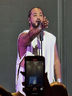 Slimane แสดงคอนเสิร์ตในงาน London Eurovision Party ปี 2024