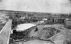 เมืองสโปเคนฟอลส์ราวปี ค.ศ. 1895
