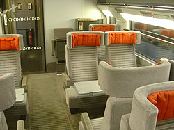 ที่นั่ง Eurostar Leisure Select