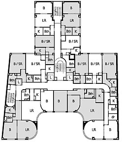 แผนผังชั้นของฟลอรินคอร์ท