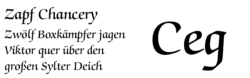 ITC Zapf Chancery