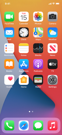แอป iOS 14