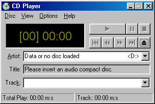เครื่องเล่นซีดี (ระบบ Windows)
