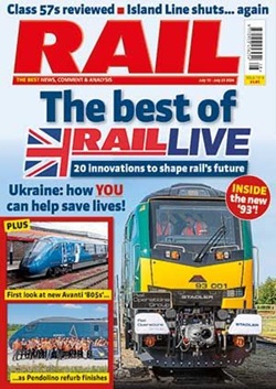 หน้าปกนิตยสาร Rail ฉบับเดือนกรกฎาคม 2024