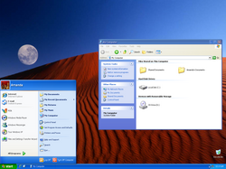 รูปแบบการแสดงผลของ Windows XP