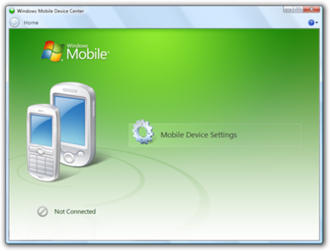 ศูนย์อุปกรณ์ Windows Mobile